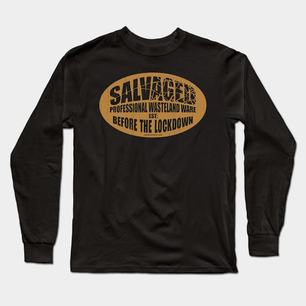 SALVAGED Ware aged retro - Rust Orange. Long Sleeve T-Shirt by SALVAGED Ware